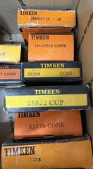 New Old Stock Timken Tapered Roller Bearing “Paired” Cup & Cone Lot. Ships Free