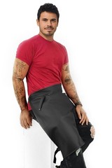 Tattoo Apron – Vegan Leather, Wipeable – Quick-Release Straps – Tattoo Artist