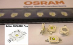 10 pieces LED OSRAM | Golden DRAGON Plus LENS | 4000K | WHITE | LCW W5AM | SMD-2
