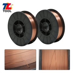 2 Pack ER70S-6 .023″ (0.6 mm) Mild Steel MIG Welding Wires 10Lbs Spool Wire