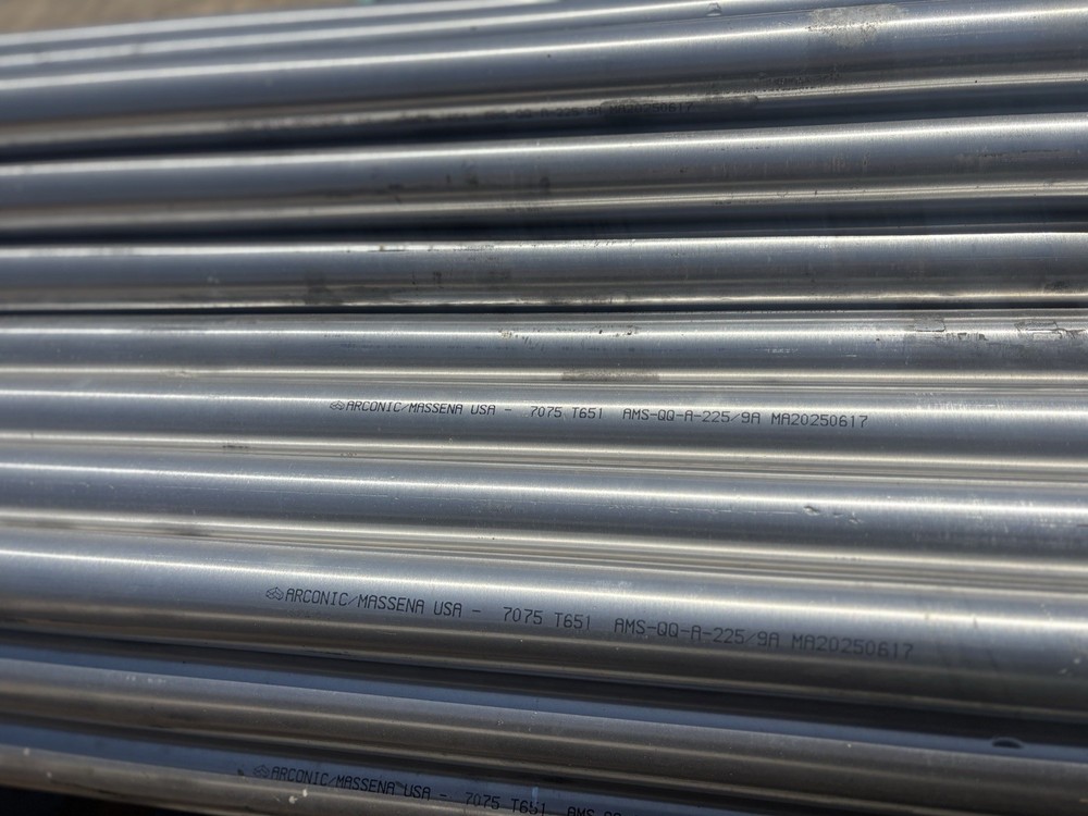 2.000 X 144” Aluminum Rd Bars On 7075T651 Cold Finished, Domestic