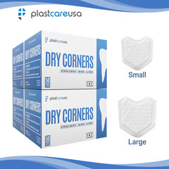 Dental Dry Angles Saliva Absorbent Pads – Parotid Shield Moisture Control (S/L)