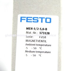 New In Box FESTO MEH-5/2-5,0-B 173128 SOLENOID VALVE PLC MODULE