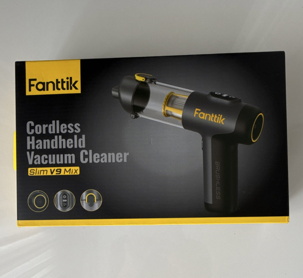 Fanttik Slim V9 Mix Cordless Handheld Vacuum Cleaner Brushless HEPA Multi-Brush