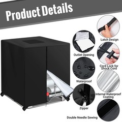 IBC Tote Cover with Zipper – Heavy-Duty 420D Oxford Fabric Waterproof 275/