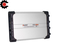 OWON VDS6104 PC Oscilloscope 25MHz 100MS/s USB Isolated