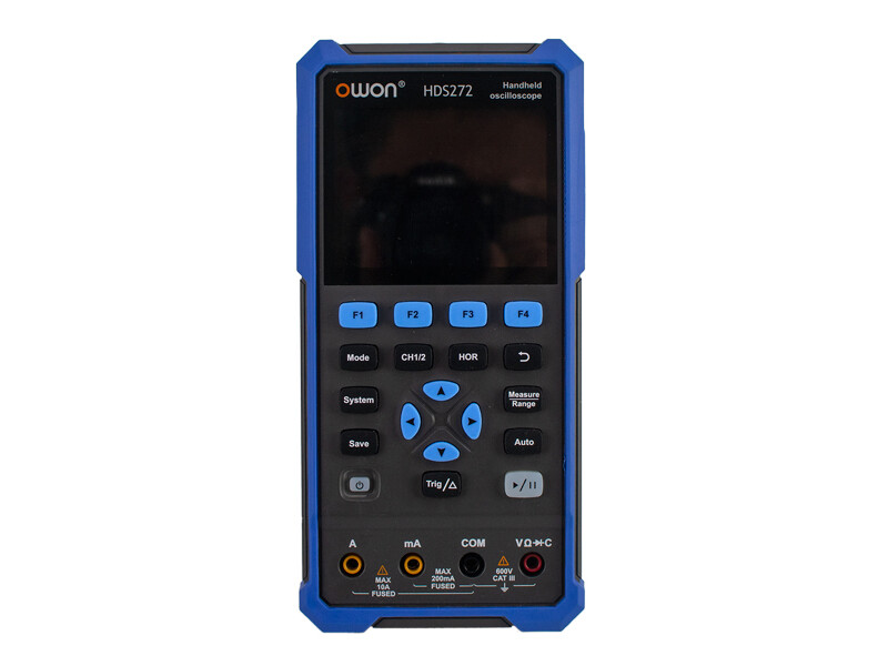 OWON HDS272S 3.5″ 2CH Handheld Oscilloscope 70MHz Bandwidth 20000 Counts 0-2V