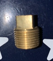 Merit 3/8” Male NPT Brass Pipe Plug 3/8 MNPT