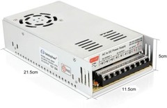 AC 110V/220V to DC 12V 30A 360W Universal Regulated Switching Power Supply Adapt