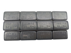 1oz Grey Adhesive Stick on Wheel Weights EasyPeel Tape 68 oz/Box US CKAuto