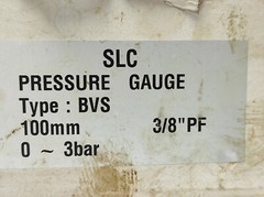 SLC BVS Pressure Gauge 100mm 0-3bar 0-0.3MPa 3/8”PF