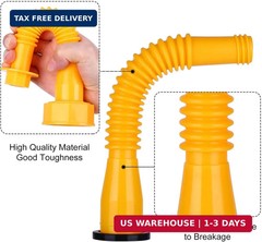 Gas Can Spout Replacement,Fuel Can Spout,Gas Tank Nozzle,Gas Tank Spout,(3Kit-Ye