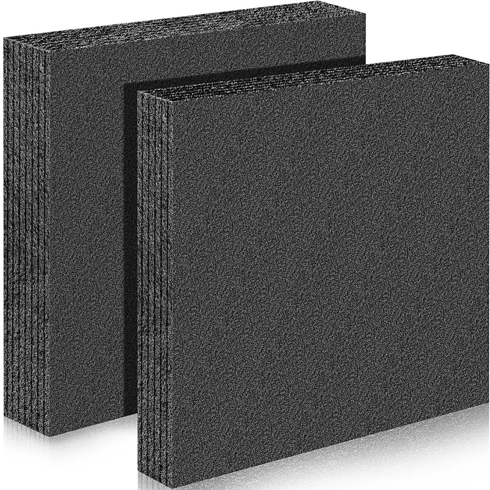 2 Pcs Customizable Polyethylene Foam Packing Foam Insert Sheets Thick Black S…