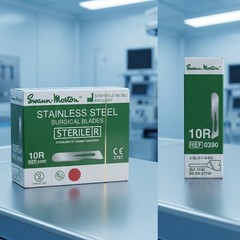 Swann-Morton 10R Surgical Blades 100-pack Stainless Steel Blade 0390 Authentic