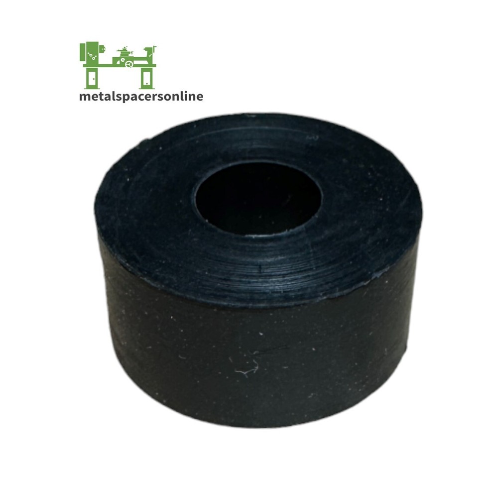 Multi Purpose Neoprene Rubber Spacer 1″ OD X 3/8″ ID X 1″ Length, Anti Vibration