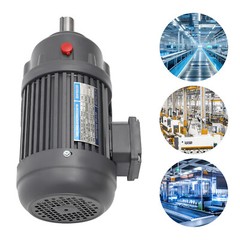 1HP Electric Gear Motor 1:30 Reduction Gear Motor AC Three-phase Horizontal 750W
