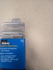 Ideal Carbide Tipped Hole Cutter 1-3/8-Inch Part# 36-805