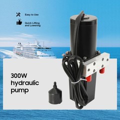 12V/DC Hydraulic Pump 350ml Aluminum Reservoir Hydraulic Pump Unit 2800RPM Speed