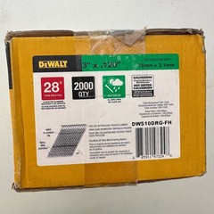 DEWALT DWS10DRG-FH 28° Wire Weld Framing Nails 3″ .120″ Hot Dipped Galvanized