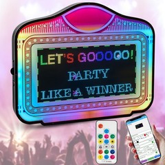 LED Bottle Service Sign with App Control, Scrolling Light Display for Clubs Bars