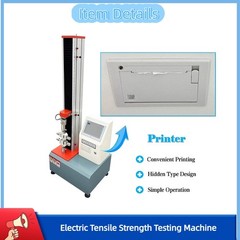 200KG Electric Tensile Strength Testing Machine Touch Screen Tester 110V