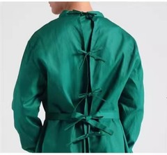 Medical Pure Cotton Surgical Gown Dentist Sterile Operating Room Overalls