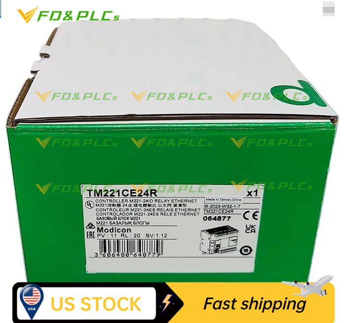 Schneider TM221CE24R Modicon M221 Logic Controller, 24 I/O, Ethernet, Brand New