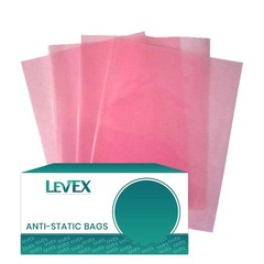 12″ x 18″ Pink Open Ended Flat Top Anti-Static AntiStatic Bags 2mil Electronic