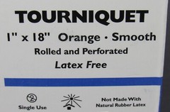 NEW 50-PACK ASP Medical Disposable Tourniquets 1″ x 18″ ORANGE Smooth Rolled +++