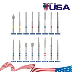 AZ Dental Zirconia Oxide Cutting Diamond Burs ceramic Drills FG1.6mm 10Pcs/Pack