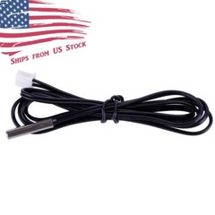 NTC Thermistor Temperature Sensor Probe 10K 1% 3950 Waterproof 1M Length US