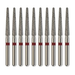 Dental Round End Taper Diamond Burs Fine Grit High Speed Diamond Bur FG 850/016F