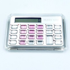 Vintage 1990s “Elle Woods” Mary Kay Crystal Gemstone Desk Calculator Pink NEW