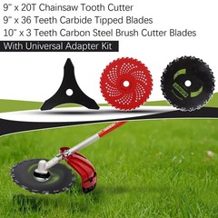 9″ x 20T Chainsaw Tooth Cutter,9″ x 36 Teeth Carbide Tipped Blades,10″ x 3 Te…