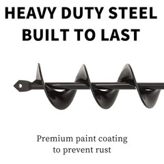 TCBWFY Auger Drill Bit for Planting 1.6×16.5inch Extended 1.6″x16.5″, 24