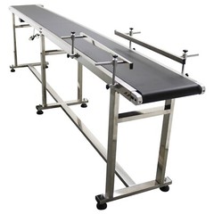 110V Industrial PVC Belt Conveyor for Industrial Transport System 118”x7.8″