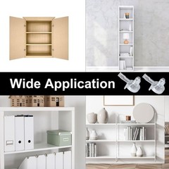 50pcs Shelf Pegs Compatible with IKEA Billy Bookcase (Part 131372), Silver