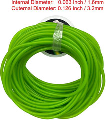 32.8Ft 1632 Slingshot Rubber Tube 0.063 Inch Id X 0.126 Inch Od Natural Latex