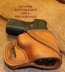 Gary C’s Leather Avenger OWB RH Holster for Springfield XDS 9mm /.40 cal 3.3″