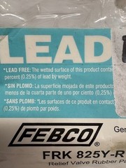 FEBCO FRK 825Y-RV 1 1/2-2, Relief Valve Repair Kit 1.5 – 2 Inch (11/02/2020) ^