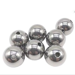 Ø2mm-60mm Stainless Steel Balls Bearing Drilling Ball With Through Hole 1mm-6mm
