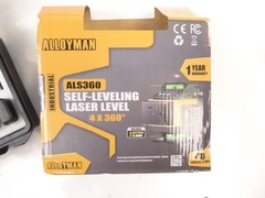 Alloyman ALS360 Self Leveling Laser Level 4 X 360° w/ 2PC Lithium Battery