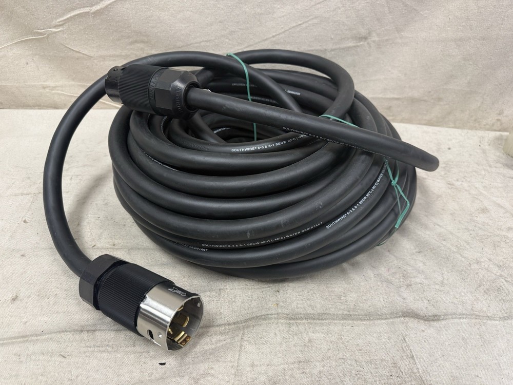 SOUTHWIRE 19190008 Temporary Power Cable 100 ft Cord Lg 125/250V AC CS6364/6365