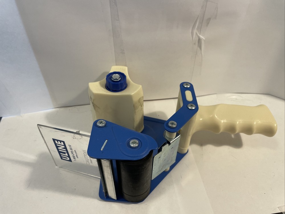🟣ULINE H-596 3 INCH TAPE GUN SIDE LOAD LIGHT USE FAST SHIPPING