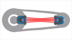 SKF TKBA 21 Belt alignment, pulley side, red laser, 2 laser units | Factory NEW