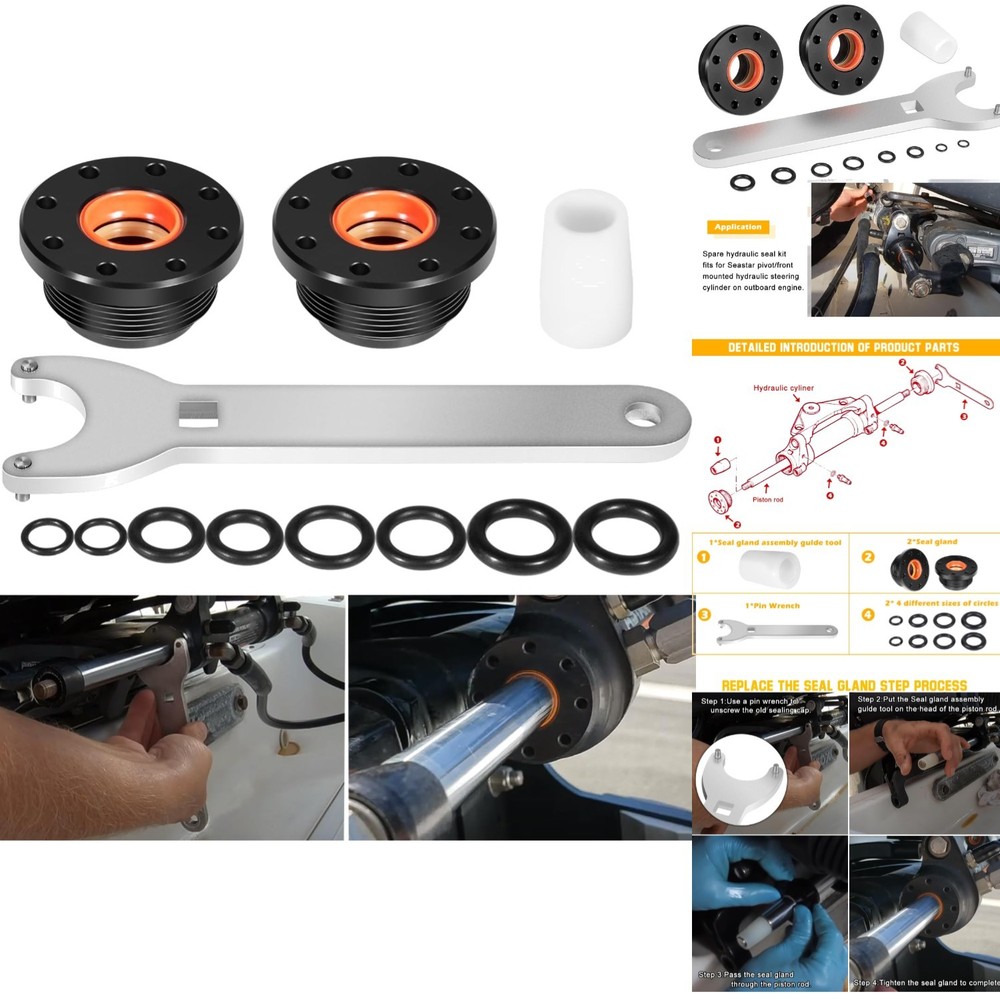 High-Precision HC5345 Seal Kit for SeaStar Steering Multiple Model Compatibility