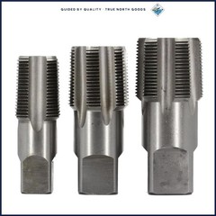 3 Piece NPT Pipe Tap Set for Plumbing, 1″ 1-1/4″ 1-1/2″ Sizes Included
