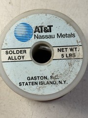 AT&T NASSAU METALS Solder Alloy 5 Lbs