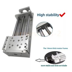 100-1000mm Linear Rail Sliding Table Cross Slide Module SBR Guide Rail SFU1605