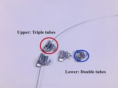 40Pcs Dental Tube Convertible MBT Buccal Tubes Rectangular Triple Double Molars